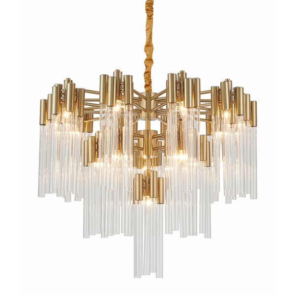 Everly Quinn Kelsch Light Dimmable Tiered Chandelier Reviews